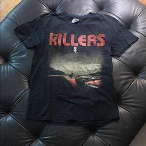 The Killers Black Graphic 2012 US Tour T-Shirt